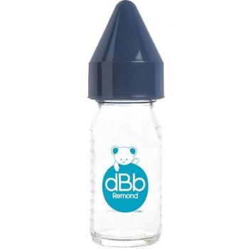 Système Biberon dBb Remond “Régul'Air” pour jus de fruit, tétine en silicone, emballage marine