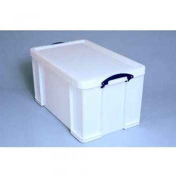 White 84‑Litre Heavy Duty Storage Box