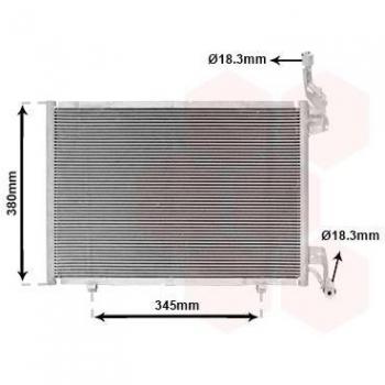 Van Wezel 18005640: componente condensatore climatico