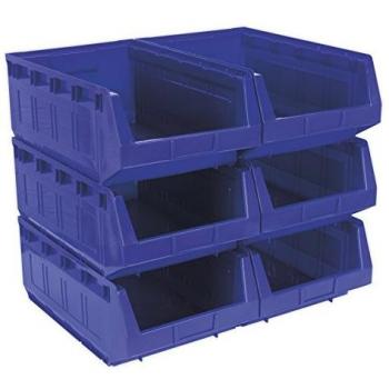 Sealey TPS56B Plastic Storage Bin 310mm x 500mm x 190mm Blue Pack of 6