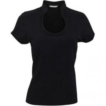 Kustom Kit Camiseta Femenina de Manga Corta con Escote en Forma de Llave