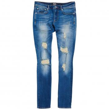 Superdry Herren Jeans “Vintage Electric Blue” – 33 Taille