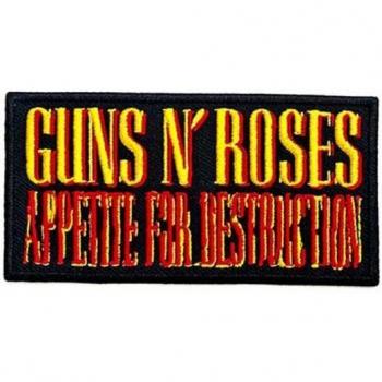 Guns N Roses Appetite For Destruction Retro Iron On – One Size