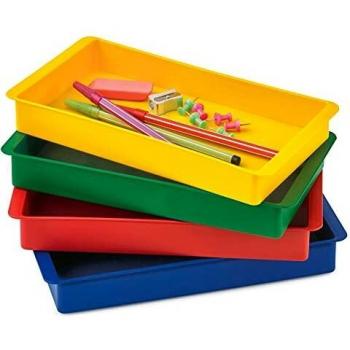 Pack de 10 Bandejas Multiusos 25x12 Cm Colores Variados