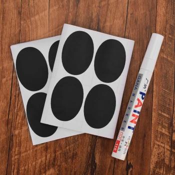 56pcs Pantry Jar Stickers