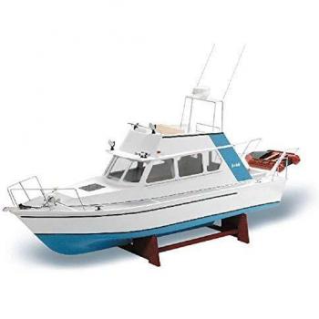 Lisa M. Deluxe Motoryacht Modellbaukasten mit LED-Beleuchtung