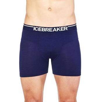 Icebreaker Merino 150 Anatomica Boxer Shorts neri