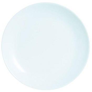 Vetro Piatto Diwali 25 cm – Bianco