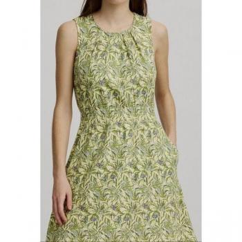 Tailliertes Jersey-Kleid mit Bio-Qualität – TRANQUILLO, XL, Grün