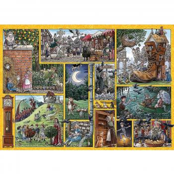 Nursery Rhymes Through Time 1,000‑Piece Family Fun Puzzle