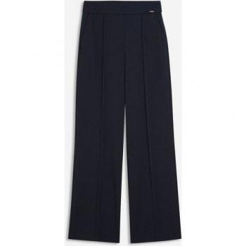 Wide Leg Cinque Pants, Blue, Size S