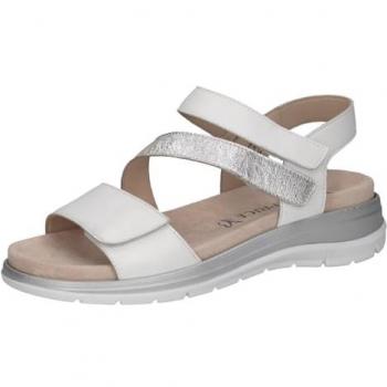 Caprice Sandale Bianco Cuoio Zero Piede M41