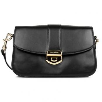 Sac Donna Fia Bandoulière en Cuir Noir Lancaster