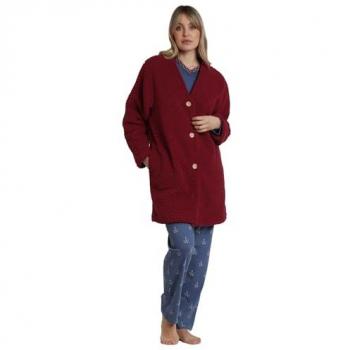 Soft Heat-Infused Lounge Robe for Women