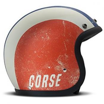 Casco DMD jet vintage squadra corse bianco blu rosso