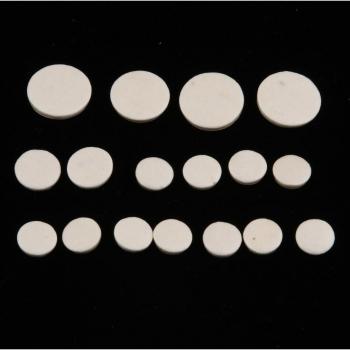 17 Pieces Clarinet Key Pads Mat for Woodwind Instruments