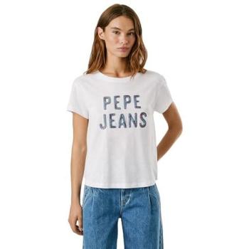 Pepe Jeans Badi Women's T-Shirt – 100% Cotton, White, S