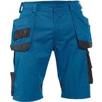 Dassy Bionic Korte Werkbroek Azuurblauw/Grijs 46