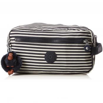 Kipling Agot Kosmetiktäschchen, 25 cm, Mehrfarbig (Marine Stripy)