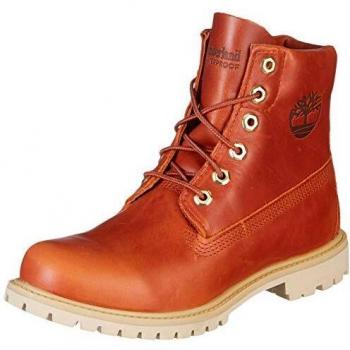 Damen-Timberland Paninara ohne Kragen, 6‑Wellen‑Profil, Cognac, EU 38