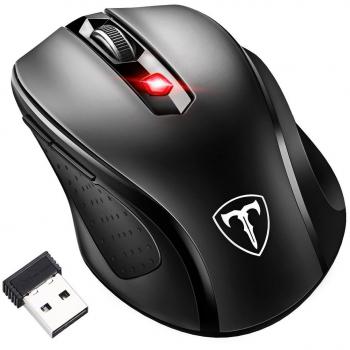 Souris TOPELEK 2.4G Noir avec DPI Réglables (2400 DPI)