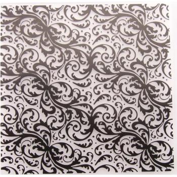 Scrapbooking Prägefolder Blumen-Spitze 15x15cm