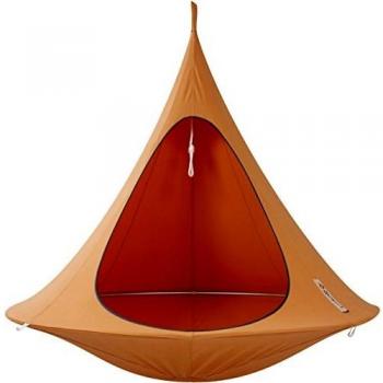 Cacoon Doppel Hängezelt, Hängehöhle XXL Orange / Mango