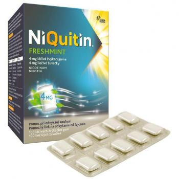 NiQuitin Freshmint 4 mg – 4 mg Nikotin pro Pille, 20-Pack