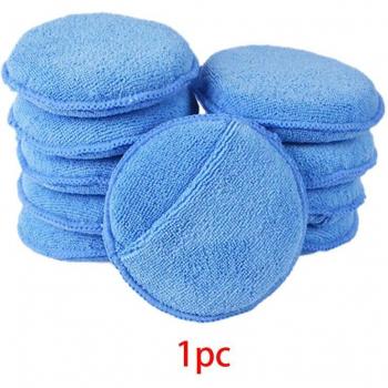 Almohadilla de microfibra para aplicar cera, 5 de diámetro, con bolsillo para dedos, 1 unidad