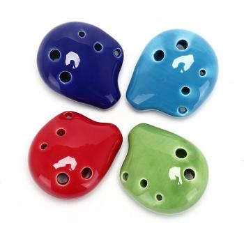 Mini Ocarina Cerámica 6 Agujeros