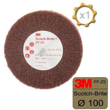 3M Scotch-Brite Bürstendurchmesser 100 mm, sehr feines Modell