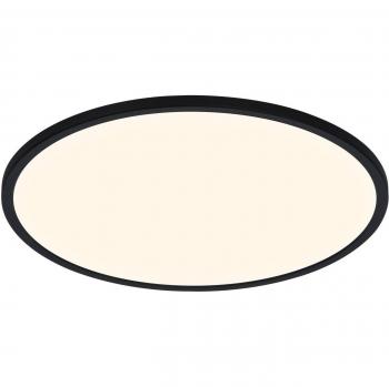 Plafonnier Oja Smart LED, noir, Ø 60 cm