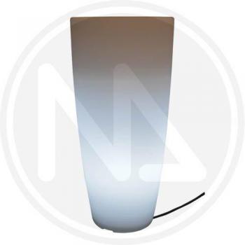 Vaso Decorativo Luminoso per Fiori 40x90h Ghiaccio