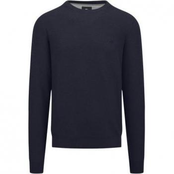 FYNCH-HATTON Struktur O-Neck Pullover