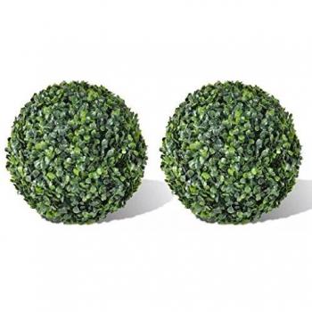 Boxwood Ball Artificial Leaf Topiary Ball 35 cm 2 pcs