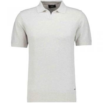 Herren-Rundhalspullover RAGMAN – silber, 100 % Baumwolle