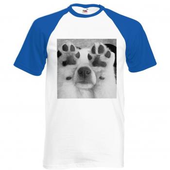 Cute Puppy Baseball Style Shirt L