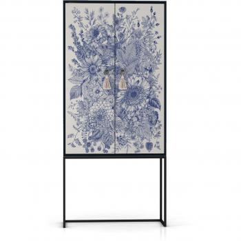 MDF Estampado Floral Alva 2 Puertas