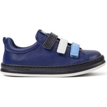 Zapatillas de piel azul para niño Camper K800513-001