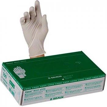 Vasco® Nitril white Handschuhe Gr. M 100 Stück