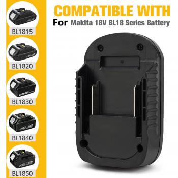 MT21DL Battery Adapter for DeWalt 20V using Makita BL18 Series