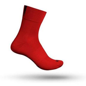 GripGrab Unisex – Erwachsene Lightweight SL Performance Sommer Radsport Socken Eyecatching 10 Farben 2 Fahrradsocken Rennrad MTB Fahrrad, Rot-lang, M (43-46)