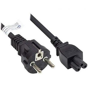 GOOD CONNECTIONS GC P0005-S030 3m Power Cord Type E+F CEE 7/7 to C5, Black, 0.75 mm²
