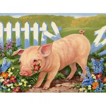 Sternschweine-Pattern 5D Diamantkunst 20×30 cm