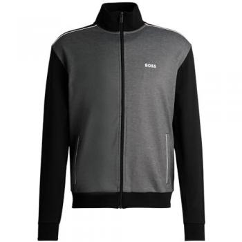 BOSS Chaqueta Deportiva Hombre XL Algodón Negro