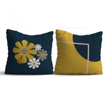 Poli‑Color Kayseri Set 2 Federe Cuscino 50x50x2,5 cm