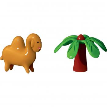 Alessi Glitzerweihnachtsfigur – Porzellan, lebendige Töne