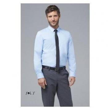 Sols Hemd Blake Männermodern Grau Stretch Langarm