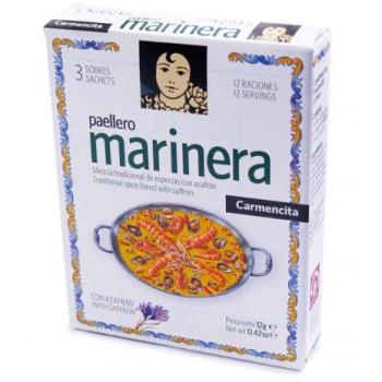 Seafood Paella Seasoning/Spices, Carmencita 'Marinera', 3x4g, Next Day Delivery