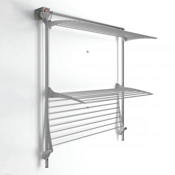 Stendibiancheria saliscendi Foxydry Tower grigio 88x52x137 cm